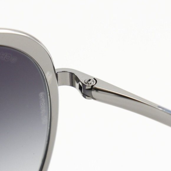 CHANEL 4206 sunglasses Silver / blue plastic Women - Picture 5 of 10